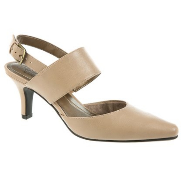 Life Stride Shoes Lifestride Tender Taupe Krissy Pump Sz 75 Poshmark